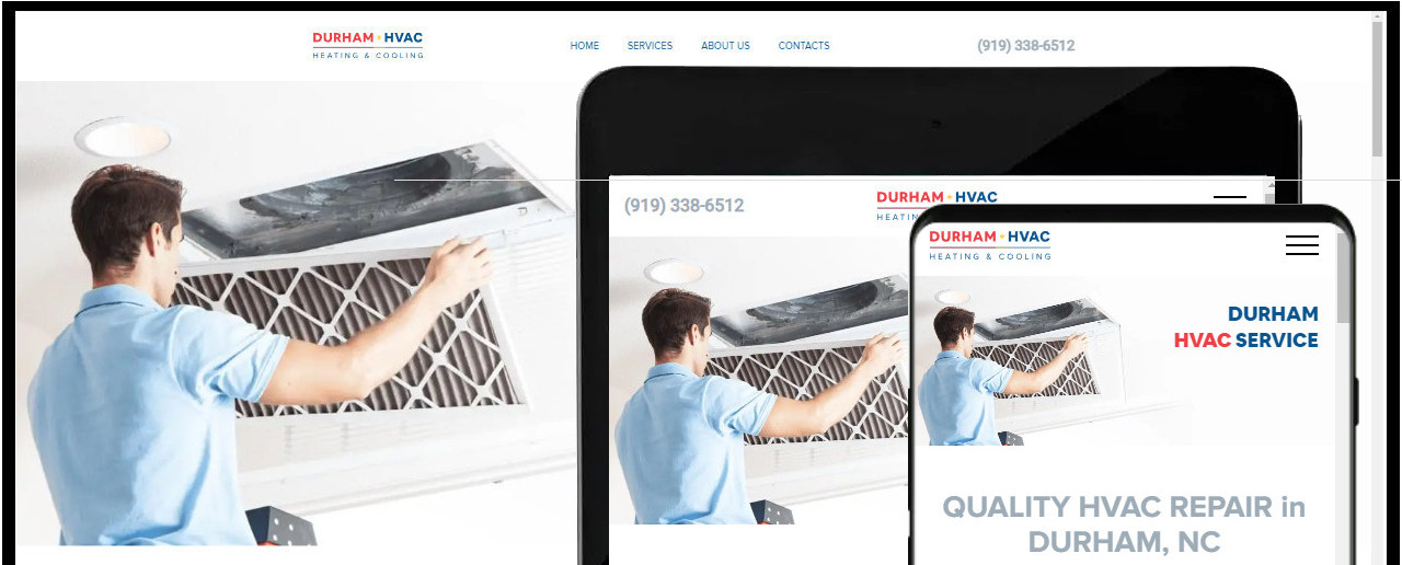 Durham HVAC Website